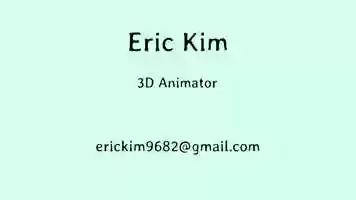 Free download Eric Kim Animation Reel 2019 video and edit with RedcoolMedia movie maker MovieStudio video editor online and AudioStudio audio editor onlin