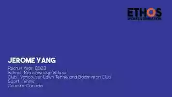 Free download Ethos Sports  Education | Jerome Yang video and edit with RedcoolMedia movie maker MovieStudio video editor online and AudioStudio audio editor onlin