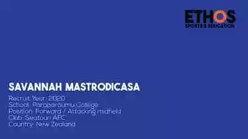 Free download Ethos Sports  Education | Savannah Mastrodicasa video and edit with RedcoolMedia movie maker MovieStudio video editor online and AudioStudio audio editor onlin