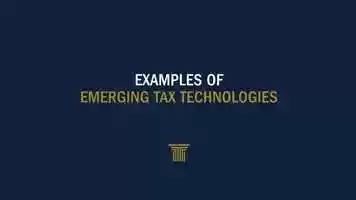 Free download Examples of emerging tax technologies video and edit with RedcoolMedia movie maker MovieStudio video editor online and AudioStudio audio editor onlin