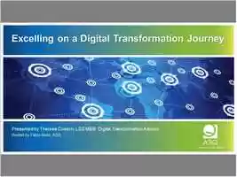 Free download Excelling on a Digital Transformation Journey video and edit with RedcoolMedia movie maker MovieStudio video editor online and AudioStudio audio editor onlin