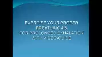 Free download Exercise your proper breathing 4-8 for prolonged exhalation video and edit with RedcoolMedia movie maker MovieStudio video editor online and AudioStudio audio editor onlin