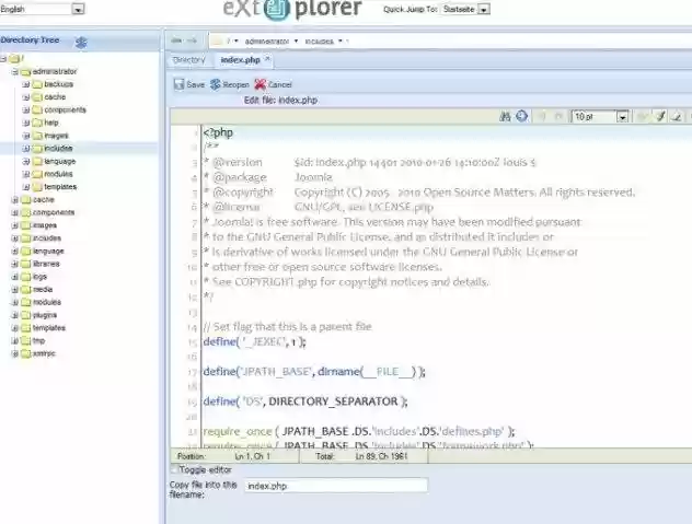 Download web tool or web app eXtplorer File Manager Download web tool or web app eXtplorer File Manager