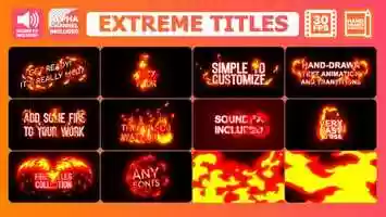 Free download Extreme Titles | After Effects | After Effects Project Files - Videohive template video and edit with RedcoolMedia movie maker MovieStudio video editor online and AudioStudio audio editor onlin