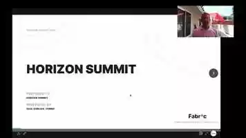 Free download Fabric at Horizon Summit video and edit with RedcoolMedia movie maker MovieStudio video editor online and AudioStudio audio editor onlin