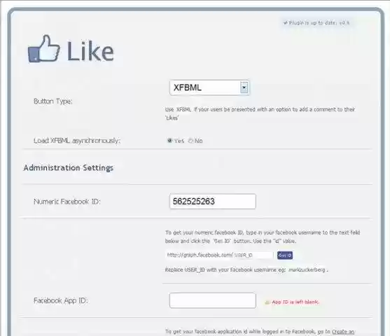 Download web tool or web app Facebook Like Plugin for e107