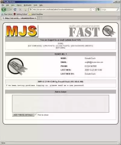 Download web tool or web app FAST (Fast And Simple Ticket)