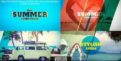 Free download Favorite Summer Slideshow | After Effects Project Files - Videohive template video and edit with RedcoolMedia movie maker MovieStudio video editor online and AudioStudio audio editor onlin