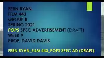 Free download FERN RYAN_FILM 443_POPS - 60 SEC video and edit with RedcoolMedia movie maker MovieStudio video editor online and AudioStudio audio editor onlin