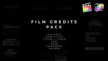 Free download Film Credits Pack for Apple Motion and FCPX | Apple Motion Files video and edit with RedcoolMedia movie maker MovieStudio video editor online and AudioStudio audio editor onlin