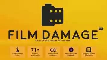 Free download Film Damage Kit | Big Pack of Film Damage Presets for After Effects | After Effects Project Files - Videohive template video and edit with RedcoolMedia movie maker MovieStudio video editor online and AudioStudio audio editor onlin