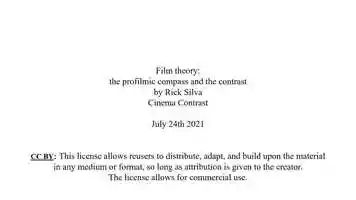 Free download Film theory : the profilmic compass and the contrast by Rick Silva video and edit with RedcoolMedia movie maker MovieStudio video editor online and AudioStudio audio editor onlin