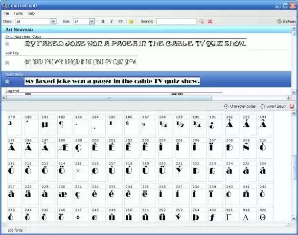 Download web tool or web app FindThatFont!