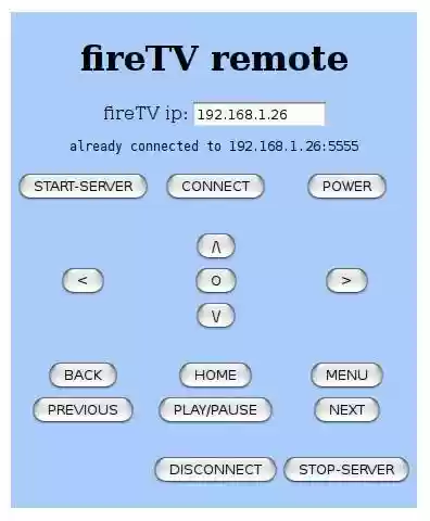 Download web tool or web app fireRemote