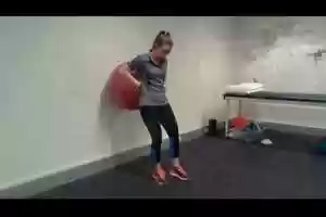 Free download Fitball squat video and edit with RedcoolMedia movie maker MovieStudio video editor online and AudioStudio audio editor onlin