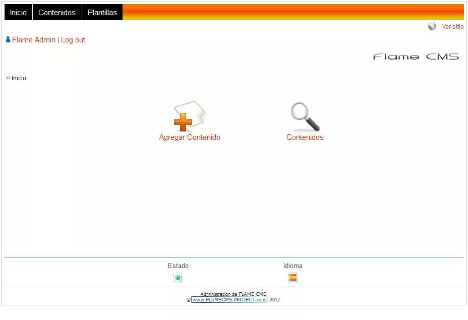 Flame Cms Project