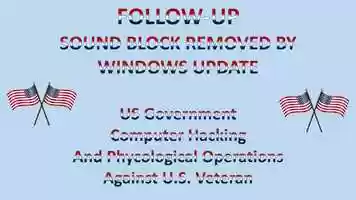 Free download Follow-up to Sound Control Removed By Windows Update.mp4 video and edit with RedcoolMedia movie maker MovieStudio video editor online and AudioStudio audio editor onlin