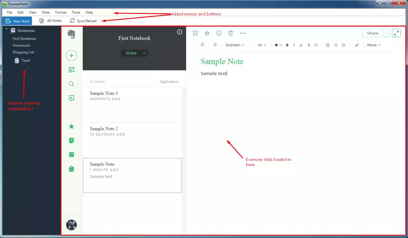 Download web tool or web app ForeverNote Download web tool or web app ForeverNote