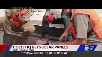 Free download FOX 59 covers POWERHOME SOLARs solar panel installation on the Indianapolis Colts headquarters video and edit with RedcoolMedia movie maker MovieStudio video editor online and AudioStudio audio editor onlin