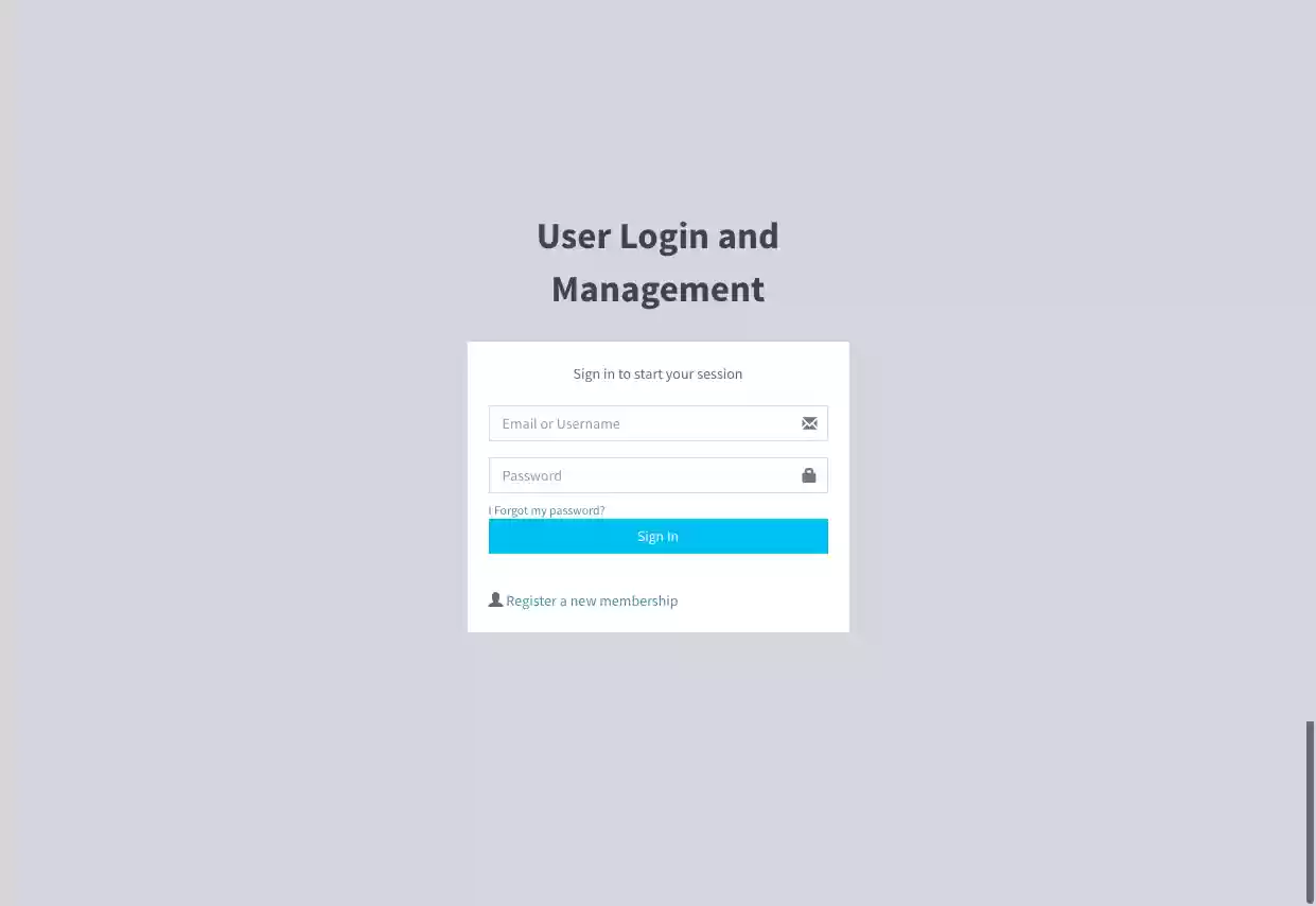 Download web tool or web app Free PHP/CI User Login and Management