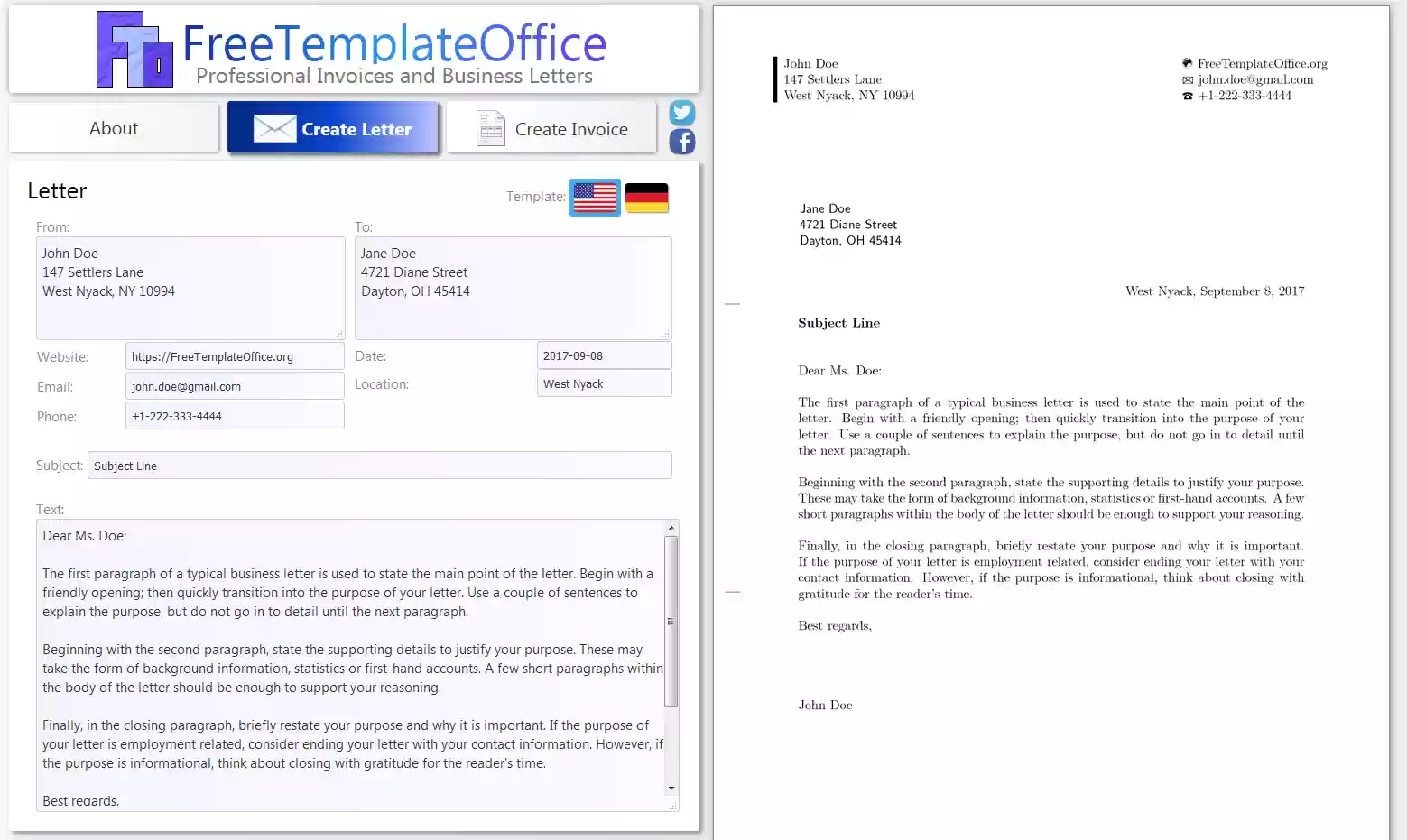 Download web tool or web app FreeTemplateOffice