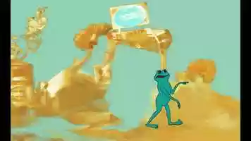 Free download Frog walk2 video and edit with RedcoolMedia movie maker MovieStudio video editor online and AudioStudio audio editor onlin