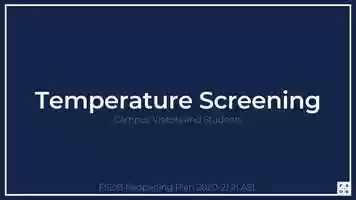 Free download FSDB Reopening Plan  Temperature Screening video and edit with RedcoolMedia movie maker MovieStudio video editor online and AudioStudio audio editor onlin