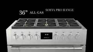 Free download Fulgor Milano Sofia 36 range ALL GAS video and edit with RedcoolMedia movie maker MovieStudio video editor online and AudioStudio audio editor onlin