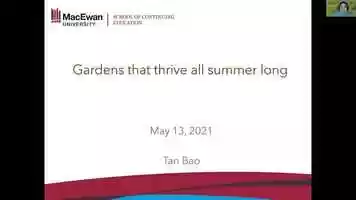 Free download Gardens that Thrive All Summer Long Webinar video and edit with RedcoolMedia movie maker MovieStudio video editor online and AudioStudio audio editor onlin