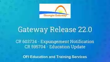 Free download Gateway Release 22.0 - CR Expungement CR Education video and edit with RedcoolMedia movie maker MovieStudio video editor online and AudioStudio audio editor onlin