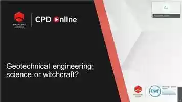 Free download Geotechnical Engineering, Science, or Witchcraft? video and edit with RedcoolMedia movie maker MovieStudio video editor online and AudioStudio audio editor onlin