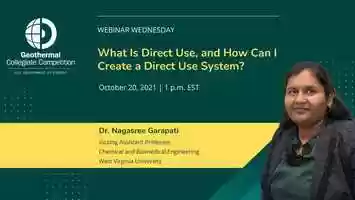 Free download Geothermal Collegiate Competition Webinar Wednesday: What is Direct Use, and How Do I Create a Direct Use System? video and edit with RedcoolMedia movie maker MovieStudio video editor online and AudioStudio audio editor onlin