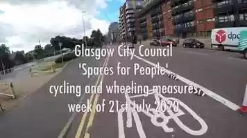 Free download Glasgow Spaces for People Cycling Safari (captioned) video and edit with RedcoolMedia movie maker MovieStudio video editor online and AudioStudio audio editor onlin