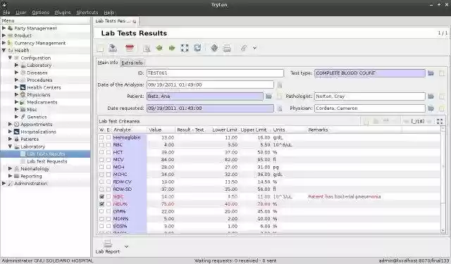 Download web tool or web app GNU Health