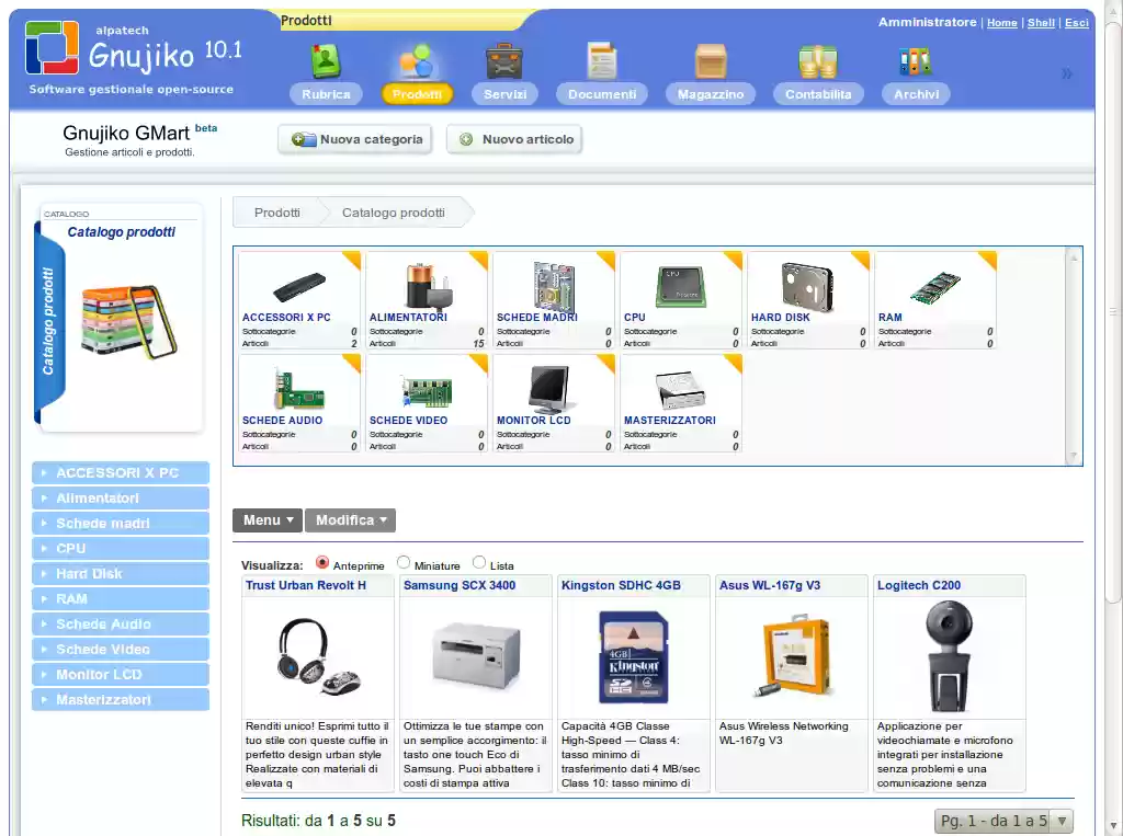 Download web tool or web app Gnujiko 10.1 - Software gestionale Download web tool or web app Gnujiko 10.1 - Software gestionale