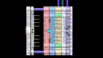 Free download gosdar.com | hydraulic cylinder core-pulling molds and slider moves mould animation display video and edit with RedcoolMedia movie maker MovieStudio video editor online and AudioStudio audio editor onlin