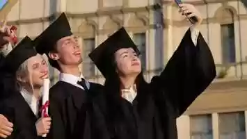 Free download Graduate students taking selfie after the graduation. | Stock Footage - Videohive video and edit with RedcoolMedia movie maker MovieStudio video editor online and AudioStudio audio editor onlin