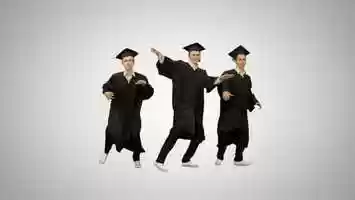 Free download Graduating Male Students Dancing Together on Gradient Background | Stock Footage - Videohive video and edit with RedcoolMedia movie maker MovieStudio video editor online and AudioStudio audio editor onlin