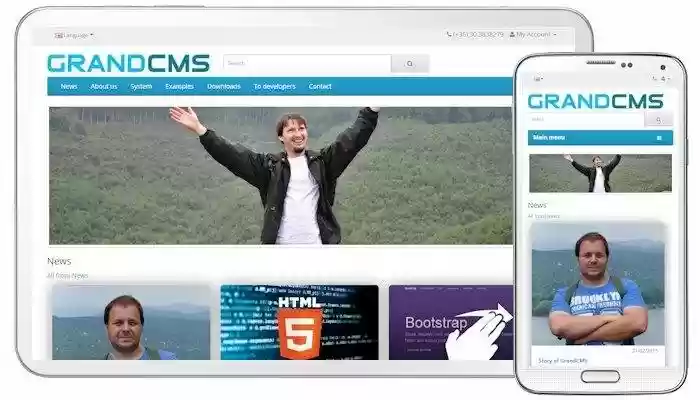 Download web tool or web app GrandCMS
