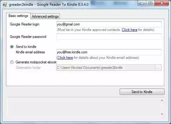 Download web tool or web app greader2kindle - Google Reader To Kindle Download web tool or web app greader2kindle - Google Reader To Kindle