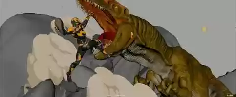 Free download Griffin Animation Academy presents The Making of Dino Punch video and edit with RedcoolMedia movie maker MovieStudio video editor online and AudioStudio audio editor onlin