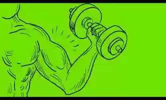 Free download Hand Lifting Dumbbell Drawing 2D Animation video and edit with RedcoolMedia movie maker MovieStudio video editor online and AudioStudio audio editor onlin