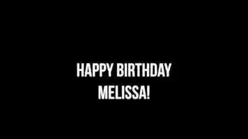 Free download Happy Birthday Melissa! video and edit with RedcoolMedia movie maker MovieStudio video editor online and AudioStudio audio editor onlin
