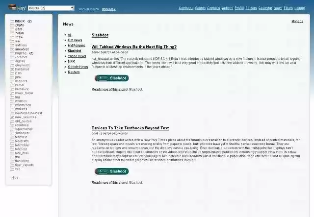 Download web tool or web app Hastymail