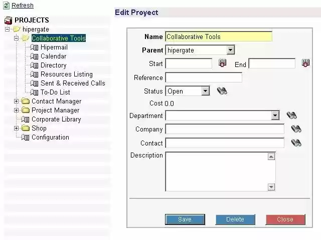 Download web tool or web app hipergate CRM Download web tool or web app hipergate CRM