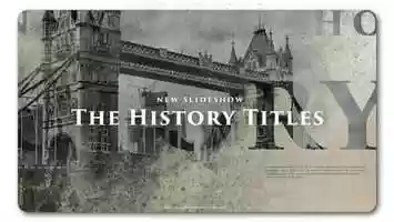 Free download History Titles Slideshow | After Effects Project Files - Videohive template video and edit with RedcoolMedia movie maker MovieStudio video editor online and AudioStudio audio editor onlin
