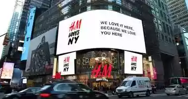Free download HM Valentines Day Times Square Billboard video and edit with RedcoolMedia movie maker MovieStudio video editor online and AudioStudio audio editor onlin