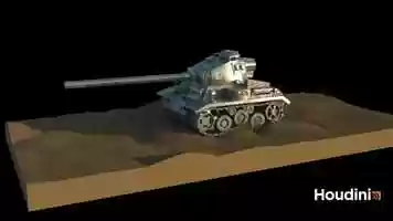 Free download Houdini Tank Animation video and edit with RedcoolMedia movie maker MovieStudio video editor online and AudioStudio audio editor onlin
