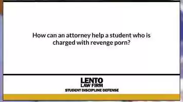 Free download How can an attorney help a student who is charged with revenge porn? video and edit with RedcoolMedia movie maker MovieStudio video editor online and AudioStudio audio editor onlin