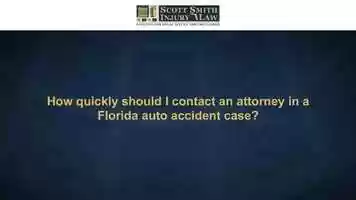 Free download How quickly should I contact an attorney in a Florida auto accident case? video and edit with RedcoolMedia movie maker MovieStudio video editor online and AudioStudio audio editor onlin